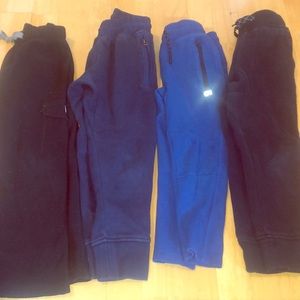 4 pairs boys xs sweat pants / joggers